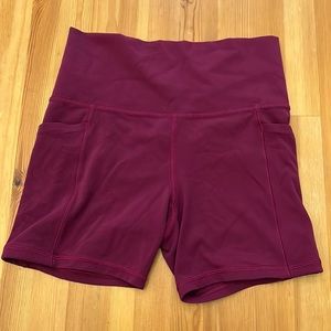 Athleta 5inch biker shorts